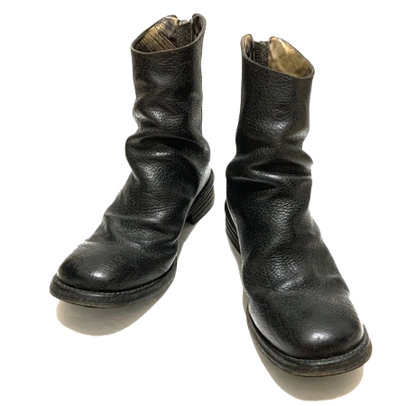 incarnation(インカネーション) レザー HORSE LEATHER BACK ZIP BOOTS