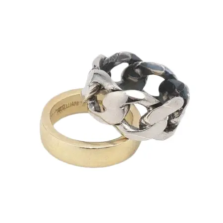 IOSSELLIANI(イオッセリアーニ) リング CLASSIC COLLECTION Chain 2連リング