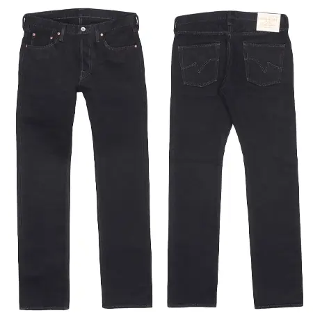 IRON HEART(アイアンハート) デニム 555S-25MB 25ozセルビッチデニムスーパースリムストレート マッドブラック