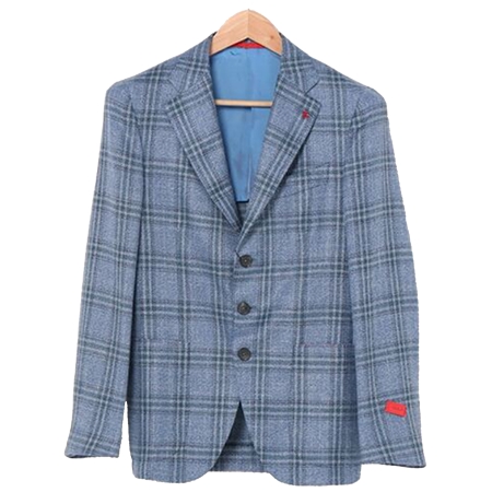 ISAIA(イザイア) ジャケット チェック柄3Ｂジャケット