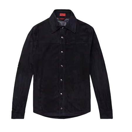 ISAIA(イザイア) ジャケット Slim-Fit Suede Shirt Jacket