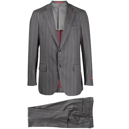 ISAIA(イザイア) スーツ ストライプ ツーピース スーツ