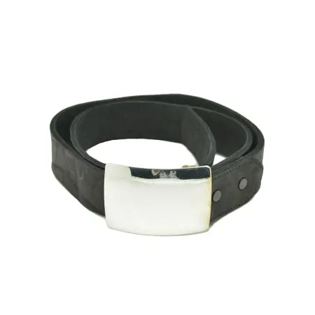 ISAMU KATAYAMA BACKLASH(イサムカタヤマバックラッシュ) ベルト 318-02 ダブルショルダー シルバー バックルベルト