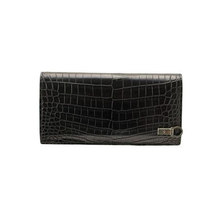 ISAMU KATAYAMA BACKLASH(イサムカタヤマバックラッシュ) 財布 クロコダイル長財布 383-02 BK