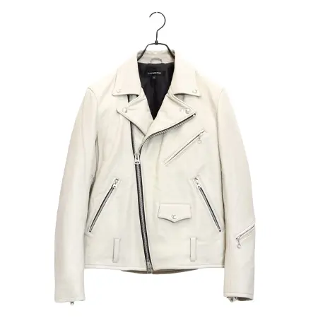 JACKROSE(ジャックローズ) ライダースジャケット LAMB LEATHER DOUBLE RIDERS JACKET JE22.20/ラムレザー ダブルライダースジャケット