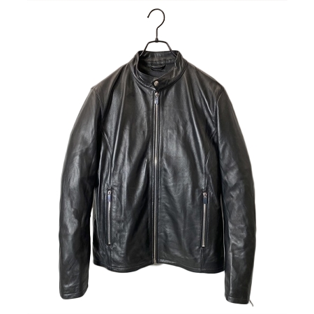 JACKROSE(ジャックローズ) ライダースジャケット JE LAMB LEATHER SINGLE RIDERS JE 22.21/ラムレザー シングルライダース