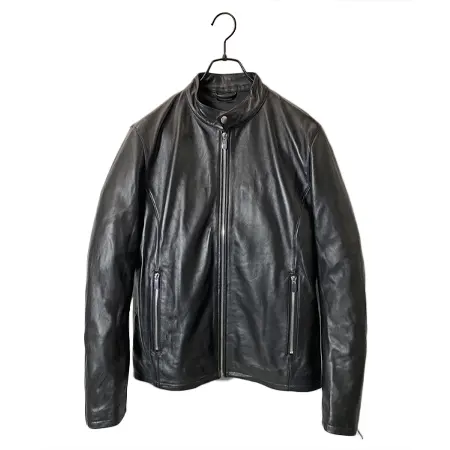 JACKROSE(ジャックローズ) ライダースジャケット JE LAMB LEATHER SINGLE RIDERS JE 22.21/ラムレザー シングルライダース