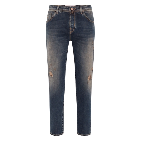 JACOB COHEN(ヤコブコーエン) デニム SCOTT CROPPED CARROT-FIT JEANS