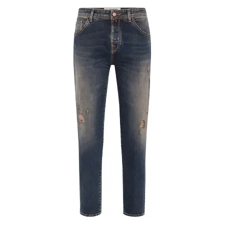 JACOB COHEN(ヤコブコーエン) デニム SCOTT CROPPED CARROT-FIT JEANS