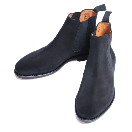 JALAN SRIWIJAYA(ジャランスリウァヤ) ブーツ 99034 / BLACK REPELLO SUEDE (LEATHER SOLE)