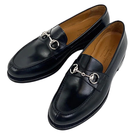 JALAN SRIWIJAYA(ジャランスリウァヤ) ローファー 98976 / BLACK (LEATHER SOLE)