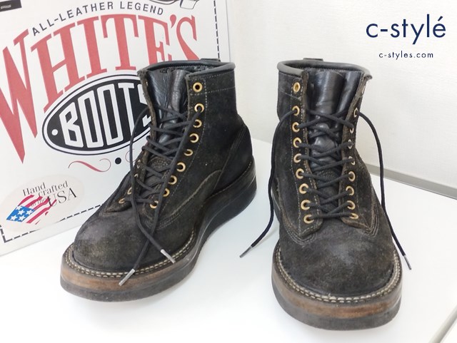 WHITE`S BOOTS ホワイツブーツ NORTH WEST ノースウエスト 8 1/2EE ブラック 1008 ラフアウト スエード
