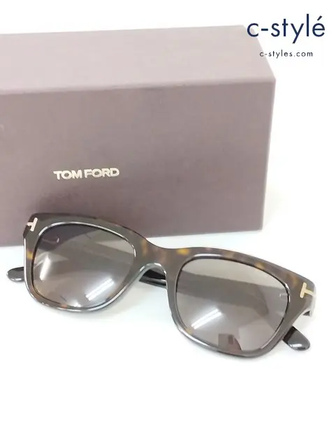 TOM FORD トムフォード サングラス Snowdon スノードン TF237 52N 52□20 ブラウン系 145 *3 ケース付き