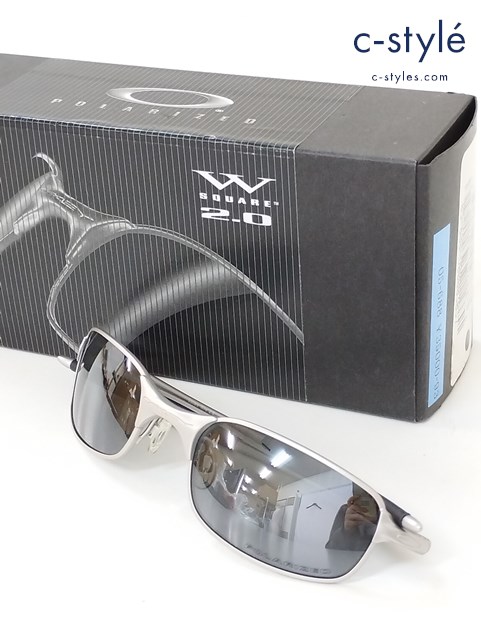 OAKLEY オークリー サングラス SQUARE Wire 2.0 シルバー アイウェア グラサン