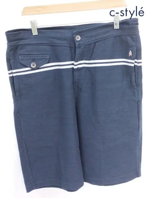 45rpm フォーティーファイブアールピーエム ハーフパンツ 4 ネイビー コットン