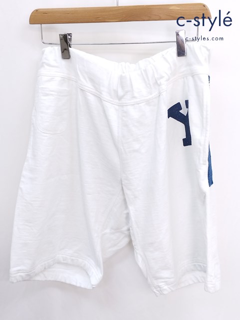 45R フォーティーファイブアール ハーフパンツ 2 ホワイト コットン