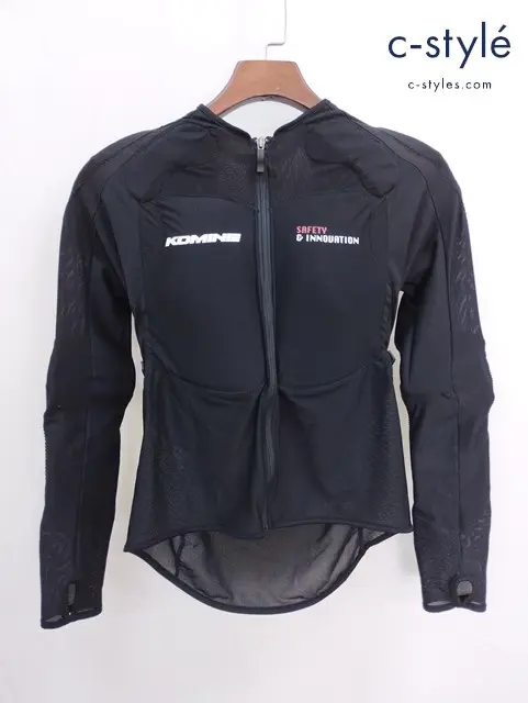 KOMINE コミネ プロテクタージャケット CEアーマードトップインナーウェア L ブラック SK-693 バイクウェア