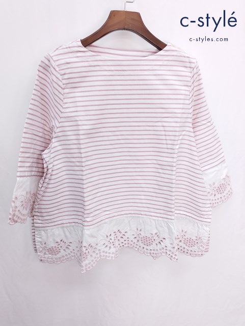 45R フォーティーファイブアール ジンバオックスのバスクTシャツ ピンク系 レディース