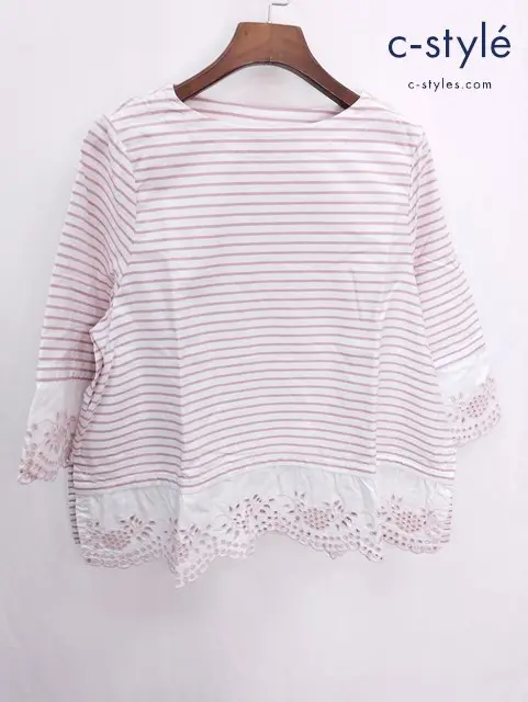 45R フォーティーファイブアール ジンバオックスのバスクTシャツ ピンク系 レディース