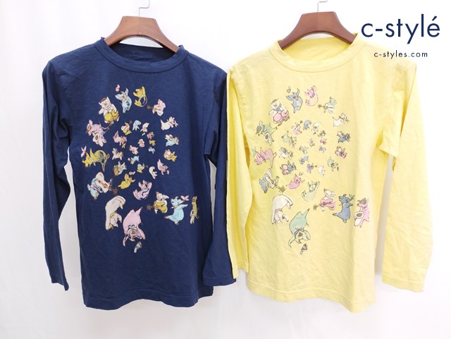 45R フォーティーファイブアール Tシャツ 1 ネイビー イエロー コットン