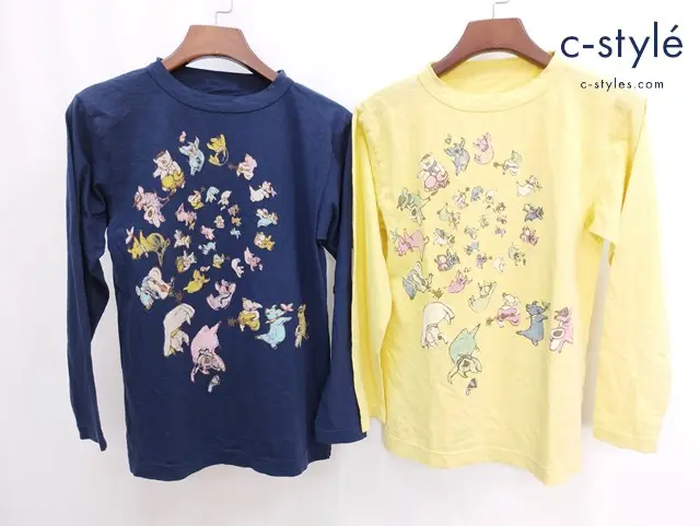 45R フォーティーファイブアール Tシャツ 1 ネイビー イエロー コットン