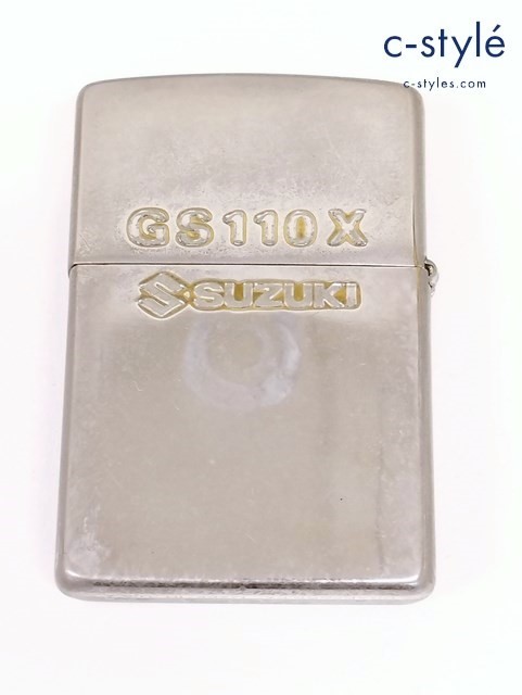 ZIPPO ジッポー オイルライター スズキ カタナ GS110X 1999年 シルバー バイク 喫煙具