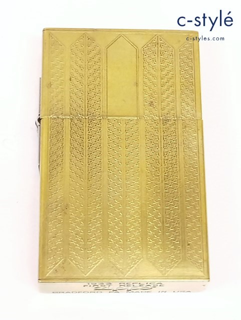 ZIPPO ジッポー 1933 ファースト レプリカ 5面加工 ブラス オイルライター ゴールド 喫煙具