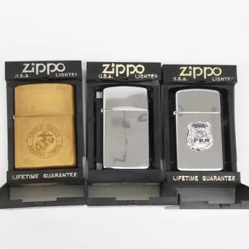 ZIPPO ジッポー オイルライター MARINE CORPS 2000 ブラス ニューヨークシティ ポリス スリム 他 計3点