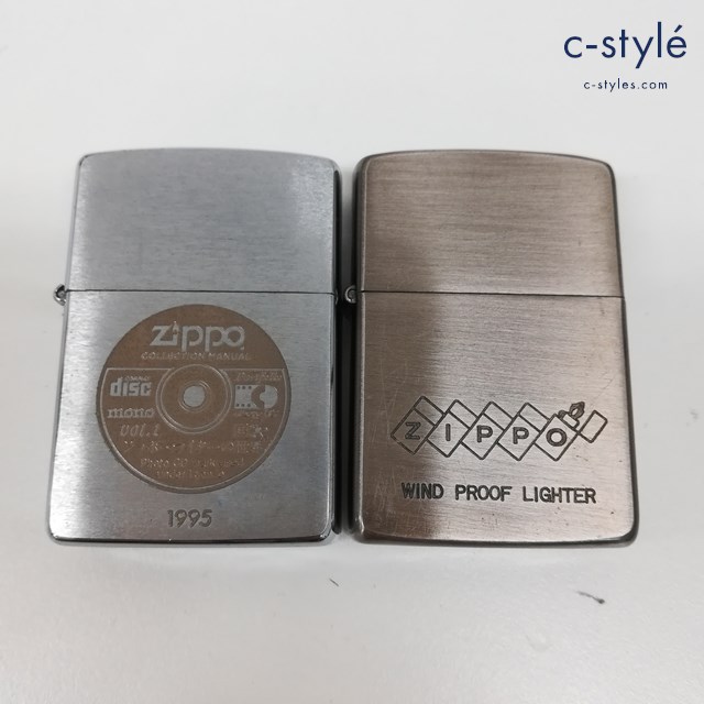 ZIPPO ジッポー オイルライター WIND PROOF LIGHTER 1987年製 モノマガジン mono vol.1 1994年製 喫煙具