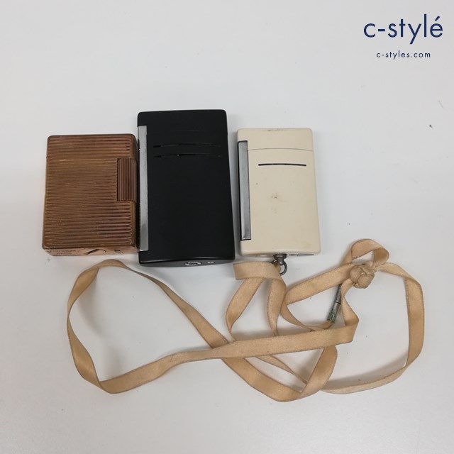 S.T.Dupont デュポン ガスライター X・Tend ターボガスライター 喫煙具 煙草 タバコ 計3点