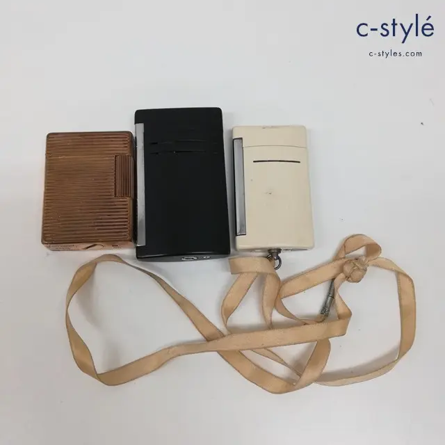 S.T.Dupont デュポン ガスライター X・Tend ターボガスライター 喫煙具 煙草 タバコ 計3点