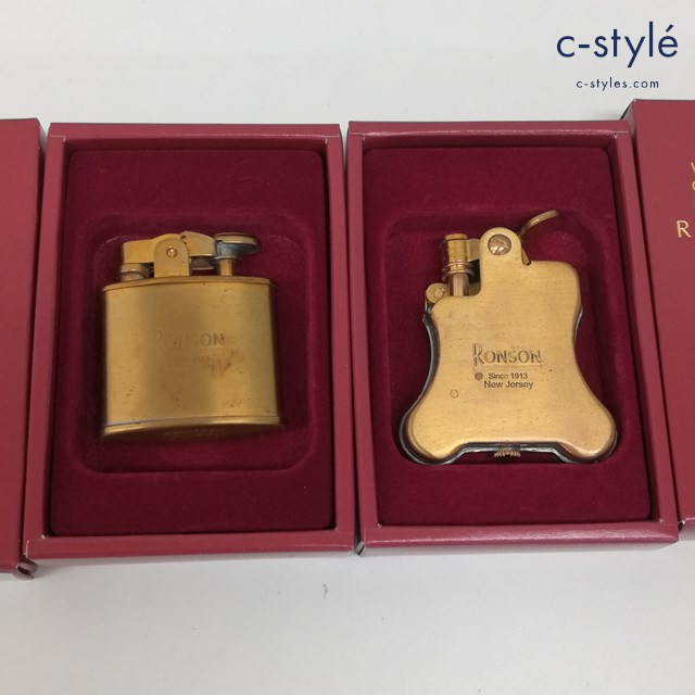 RONSON ロンソン オイルライター スタンダード ブラス/ST R020027 バンジョー R01-1026K 1913年 喫煙具