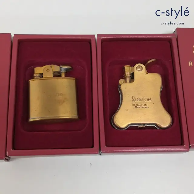 RONSON ロンソン オイルライター スタンダード ブラス/ST R020027 バンジョー R01-1026K 1913年 喫煙具