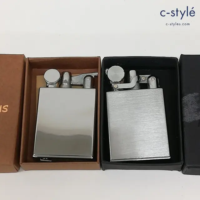 Marvelous マーベラス タンクライター TANK LIGHTER オイルライター シルバー 喫煙具