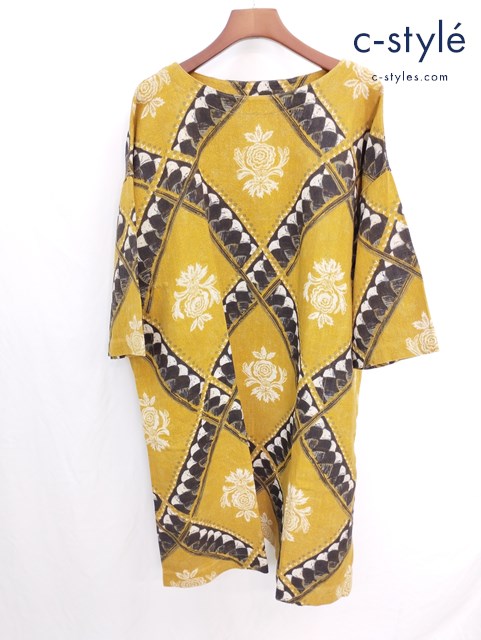 45R フォーティーファイブアール ワンピース 0 イエロー系 コットン