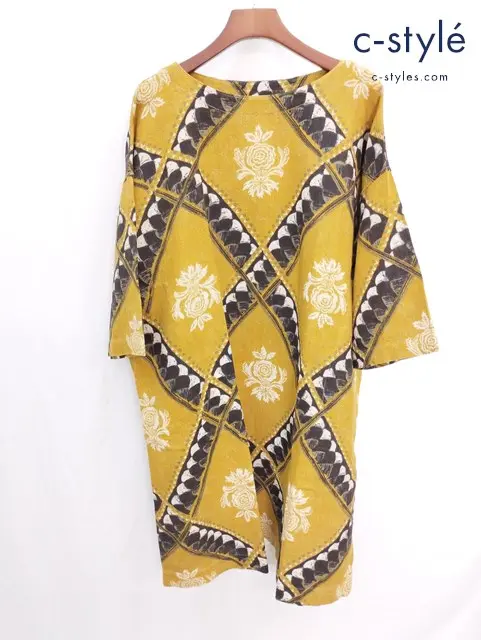 45R フォーティーファイブアール ワンピース 0 イエロー系 コットン