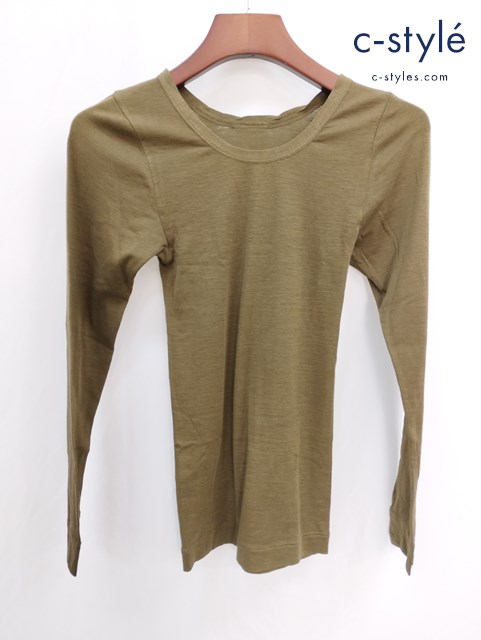 45R フォーティーファイブアール 長袖シャツ 2 カーキ コットン レディース