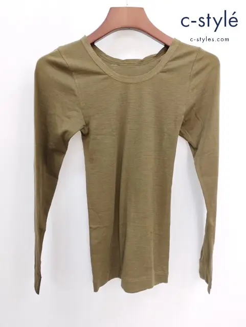 45R フォーティーファイブアール 長袖シャツ 2 カーキ コットン レディース