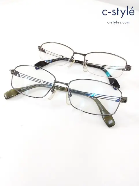 CHARMANT シャルマン メガネ ラインアートフレーム 54□16-145mm XL1011 53□17-145mm XL1014 度あり 計2点