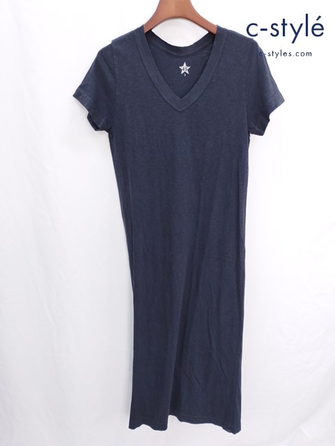 45R フォーティーファイブアール ワンピース 無地 3 ブラック系 綿100％ 日本製 レディース