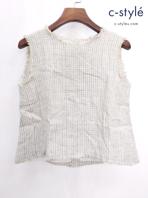 45R フォーティーファイブアール ツイードベスト 3 マルチカラー 8063052 日本製 レディース