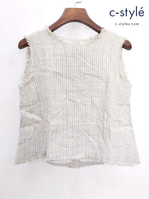 45R フォーティーファイブアール ツイードベスト 3 マルチカラー 8063052 日本製 レディース