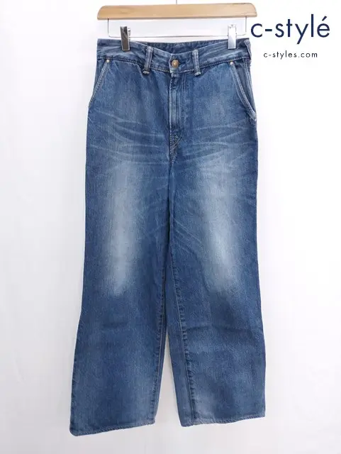 45R フォーティファイブアール おこめデニムシャルロット 加工 パンツ 1 インディゴ レディース