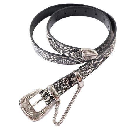 Jieda(ジエダ) ベルト 2021秋冬 SNAKE WESTERN BELT