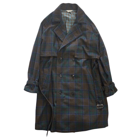 Jieda(ジエダ) コート 2019秋冬 PLAID TRENCH COAT