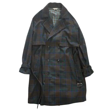 Jieda(ジエダ) コート 2019秋冬 PLAID TRENCH COAT