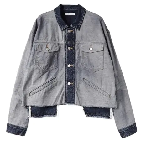 Jieda(ジエダ) デニム BACK SIDE CUT OFF DENIM JACKET