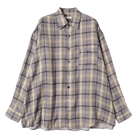 Jieda(ジエダ) シャツ CHECK OVERSIZED SHIRT L/S