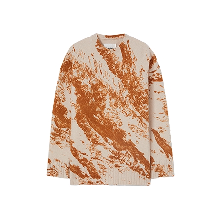 JIL SANDER+(ジルサンダープラス) プリント入りセーター