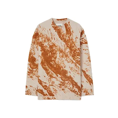 JIL SANDER+(ジルサンダープラス) プリント入りセーター